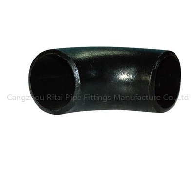Kohlenstoffstahl-Fittings-schwarzer Ellbogen 1.5D 1D Rohrbogen ANSI B16.28 B16.25 B16.9