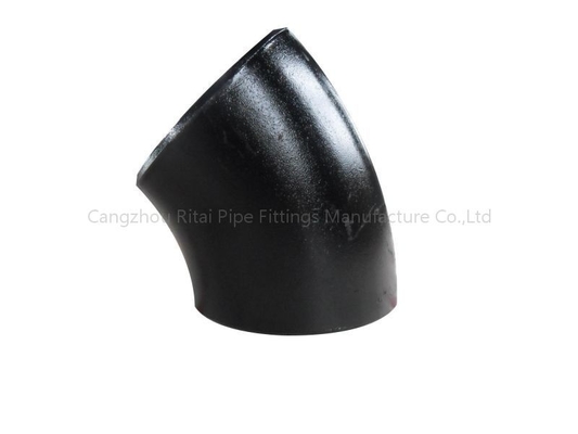 90 Grad-Ellbogen-Fittings-Sr-Kurzschluss-Radius 45 Installation der Grad-Schwarz-Farben-WPB
