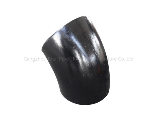 90 Grad-Ellbogen-Fittings-Sr-Kurzschluss-Radius 45 Installation der Grad-Schwarz-Farben-WPB