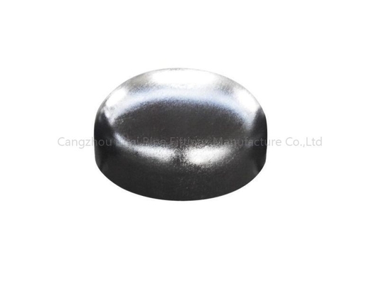 Schwarz-Fittings-Kappe ASME SCH40 3.68mm ASTM B16.25 B16.9 A234 GR.WPB 3.91mm