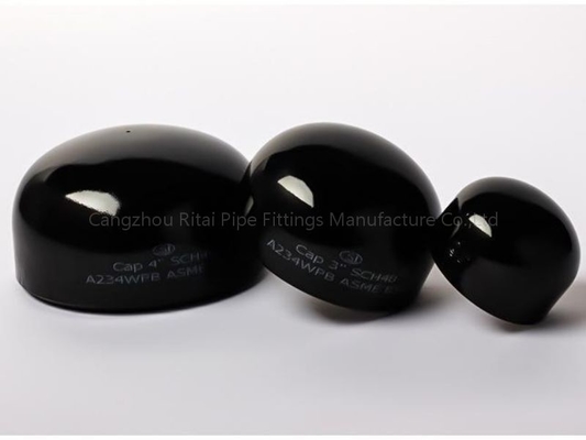 DN15 Kohlenstoffstahl-Fittings-Kappe schmiedete LÄRM ASTM JIS B2312 SGP A234 WPB