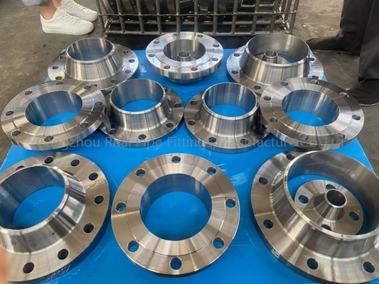 150LB schmiedete Ventil-Industrie des Stahlflansch-lange schweißende Hals-ASTM A105 A105N